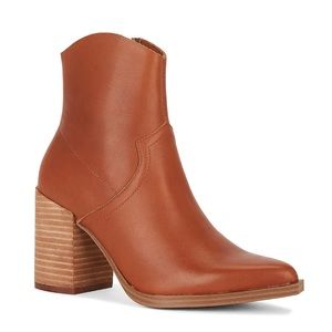 Steve Madden Cate Bootie in Cognac Leather
